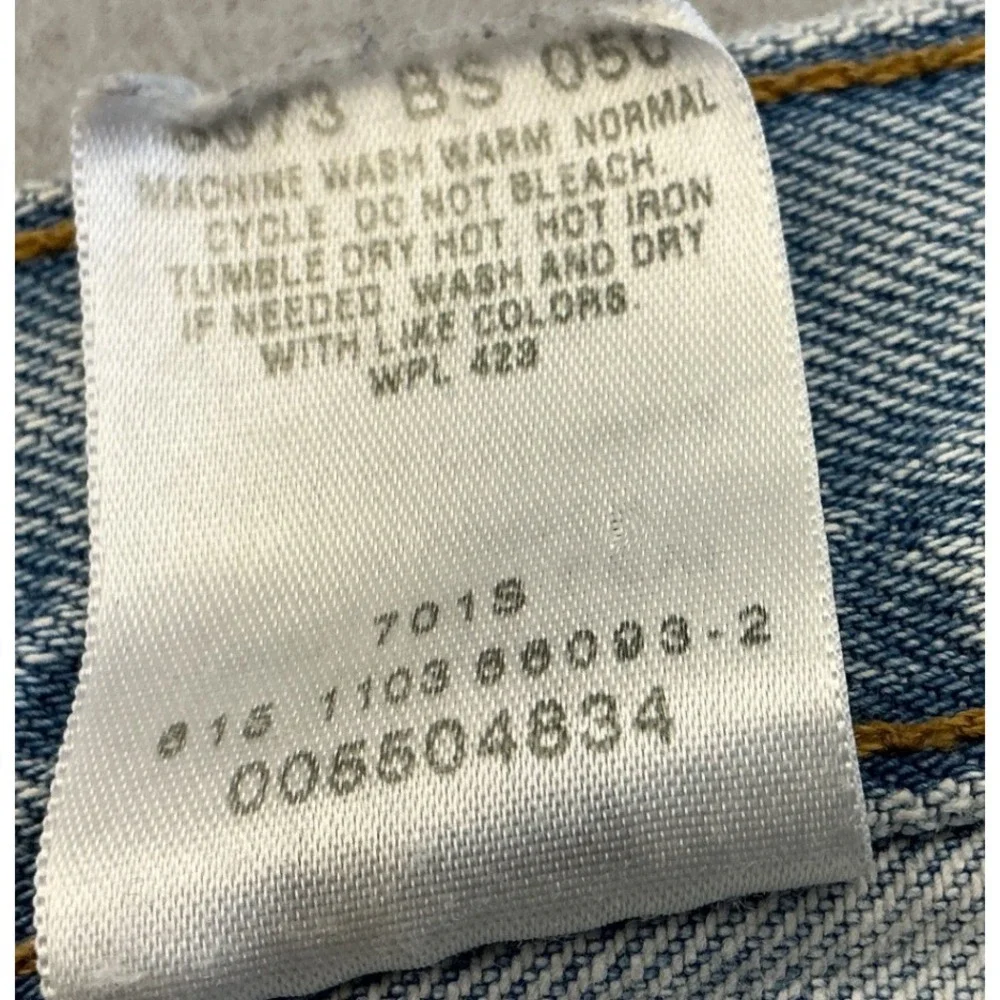 Levi's Y2K 550 Relaxed Fit Tapered Leg Light Wash Denim Jeans Mens 36x32